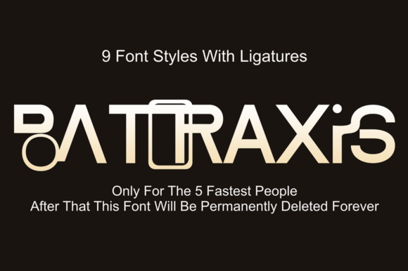 Batoraxis: The Bold Display Font for Editorial Mastery