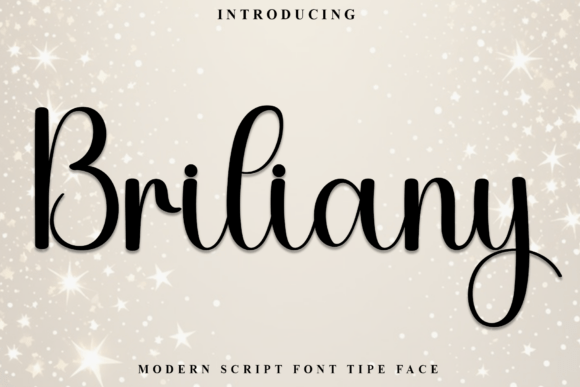Briliany: The Festive Font for Eye-Catching Campaigns