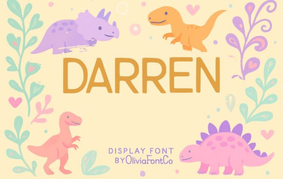 Discover Darren: A Versatile Font for Creative Branding
