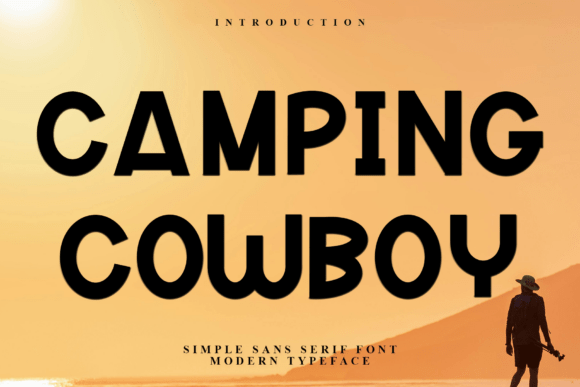 Discover the Warmth of Camping Cowboy Font