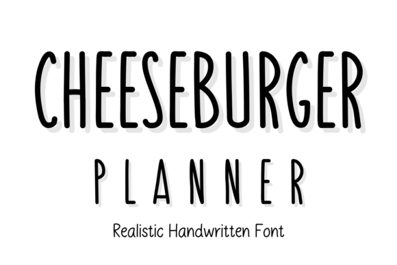 Enhance Your Brand with Cheeseburger Planner Font