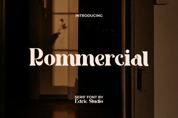 Enhance Your Brand with Rommercial: A Classic Serif Font