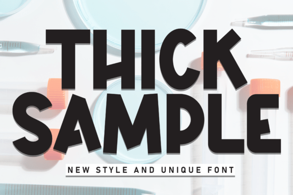 Enhance Your Brand with Thick Sample: A Friendly Display Font
