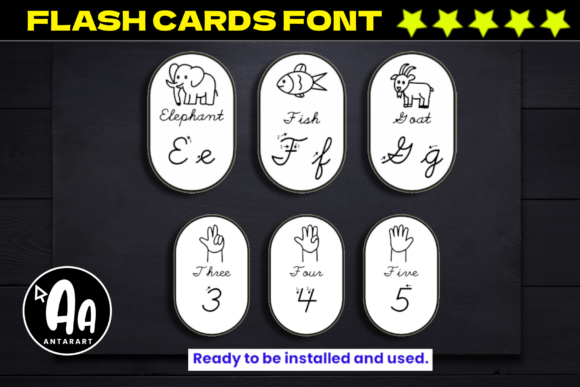 Enhancing Editorial Design with Cursive Handwriting Flashcards