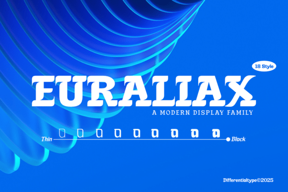 Euraliax: Elevate Your Brand with a Versatile Display Font