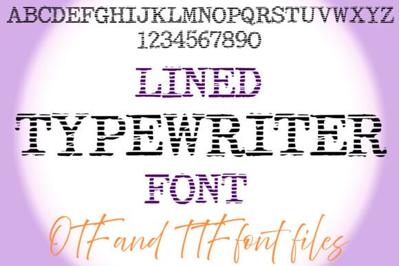 Exploring Lined Typewriter: A Versatile Display Font
