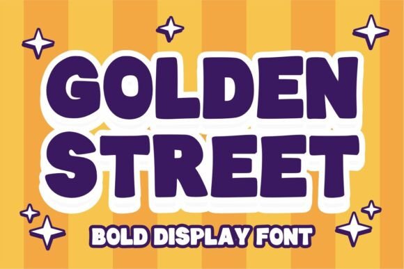 Golden Street: A Friendly Display Font for Editorial Design