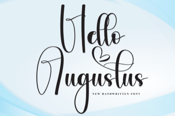 Hello Augustus: A Font for Elegant Editorial Design