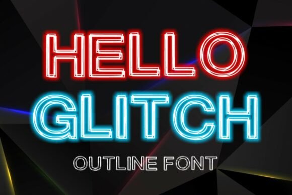 Hello Glitch: A Friendly Font for Business Branding