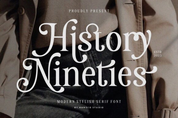 History Nineties: A Versatile Serif Font for Editorial Design