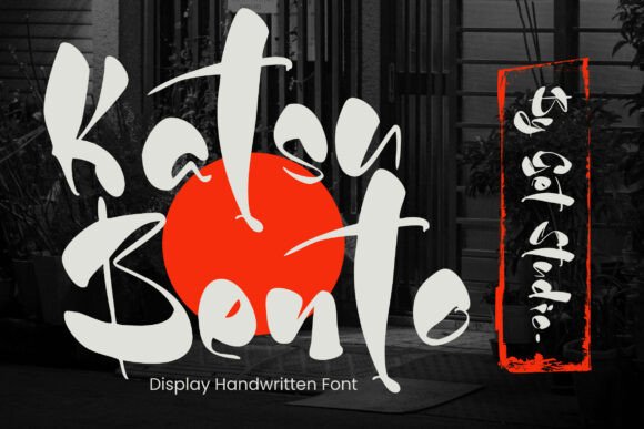 Katsu Bento: A Bold and Expressive Handwritten Font