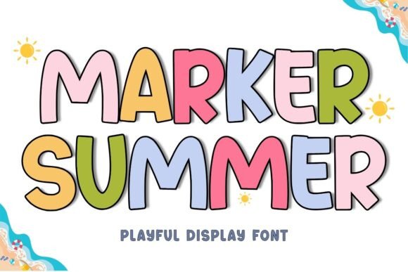 Marker Summer: A Fun and Quirky Display Typeface