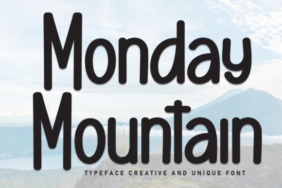 Monday Mountain: A Fresh, Friendly Display Font for Web Design