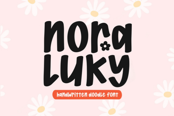 Nora Luky: A Handwritten Doodle Heart Font for Editorial Charm