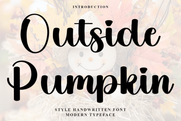 Outside Pumpkin: A Versatile Script Amp Font for Web Design