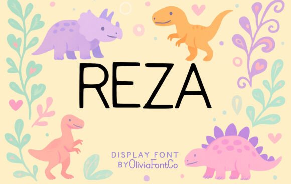 Reza: A Versatile Display Font for Modern Web Design