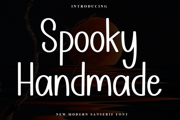 Spooky Handmade: A Charming Font for Craft Creations