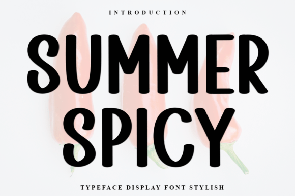 Summer Spicy: A Font for Eye-Catching Web Designs