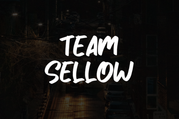 Team Sellow: A Modern and Elegant Font for Branding