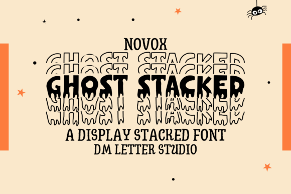 Transform Your Brand with Novox Ghost Stacked Font