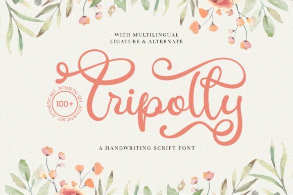 Transform Your Brand with Tripolly: A Delicate Script Font