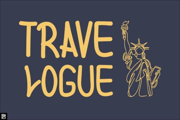 Travelogue: A Handwritten Font for Adventurous Editorial Design