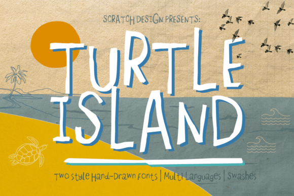 Turtle Island: A Hand-Drawn Typeface for Bold Web Design