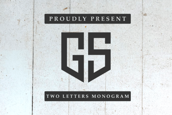 Two Letter Monogram: A Stylish Font for Crafters