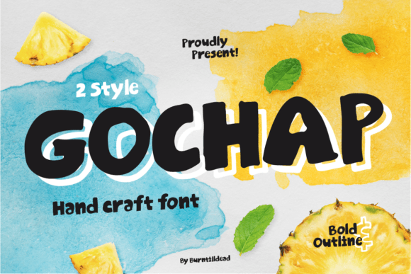 Unleash Creativity with Gochap: A Playful Display Font
