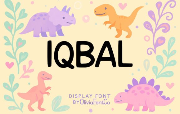 Unlock Creative Potential with Iqbal: A Versatile Display Font