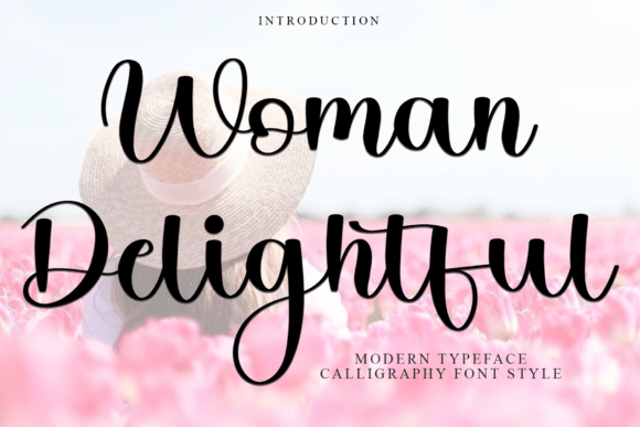 Woman Delightful: A Graceful Script Font
